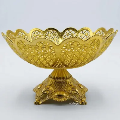 Ваза на ножке 18cm пласт *200