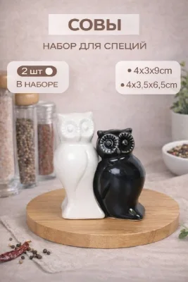 Набор для специй "Совы" *144