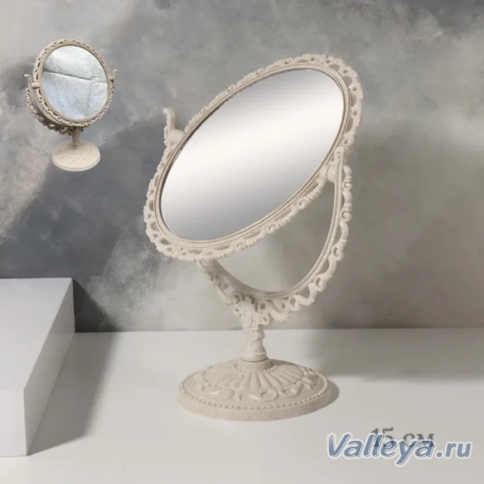 Зеркало настольное "Винтажное" 15см *60