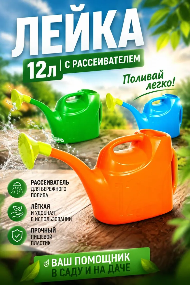 Лейка 12л с рассеивателем *10