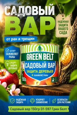 Садовый вар 150гр 01-597 Грин Белт *100