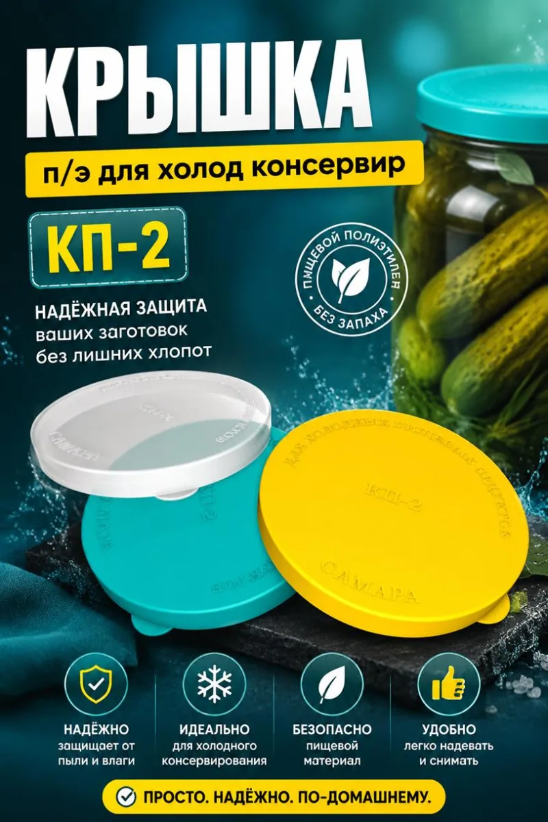 Крышка п/э для холод консервир