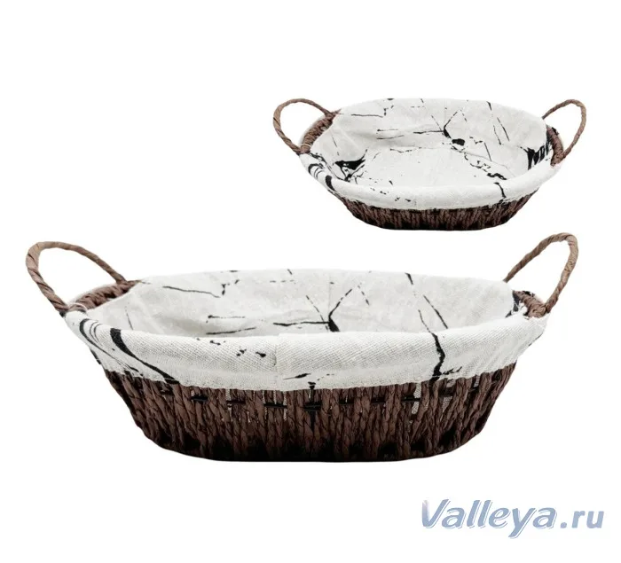 Корзинка овальная 26х21см *200