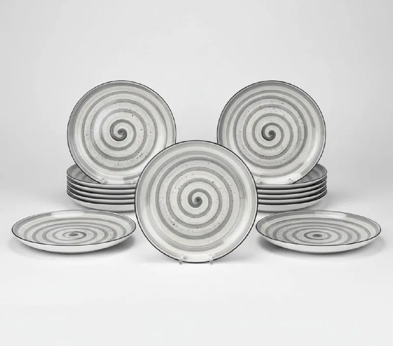 Тарелка 7.5" 19см "Magic grey" *48