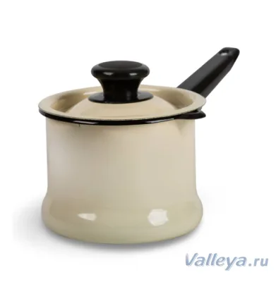 КЕРЧ Ковш 1,0л с крышкой слоновый *8