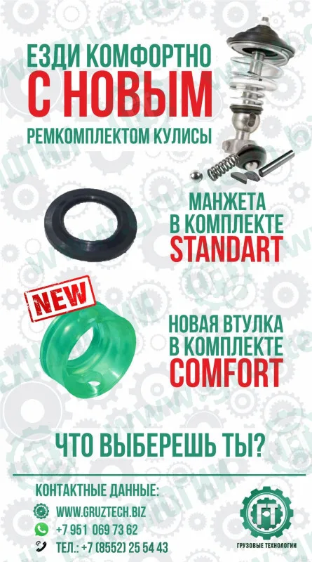 Рк кулисы полный 20наим.STANDART ГРУЗОВЫЕ ТЕХНОЛОГИИ