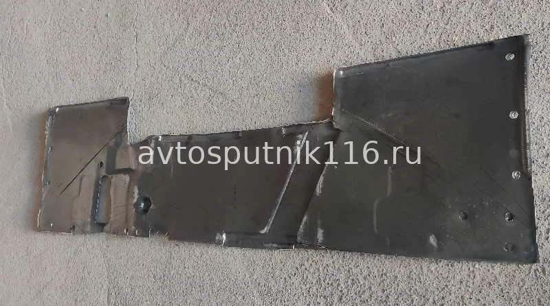 Ковёр пола передний на 6520 "Узкий" (прорезиненный)