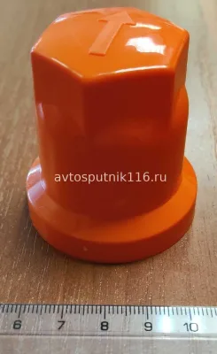 Колпак гайки колеса Евро 32 пластик( ОРАНЖЕВЫЙ )