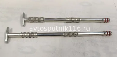 Трубки слива масла с ТКР в комплекте (гофрированные)