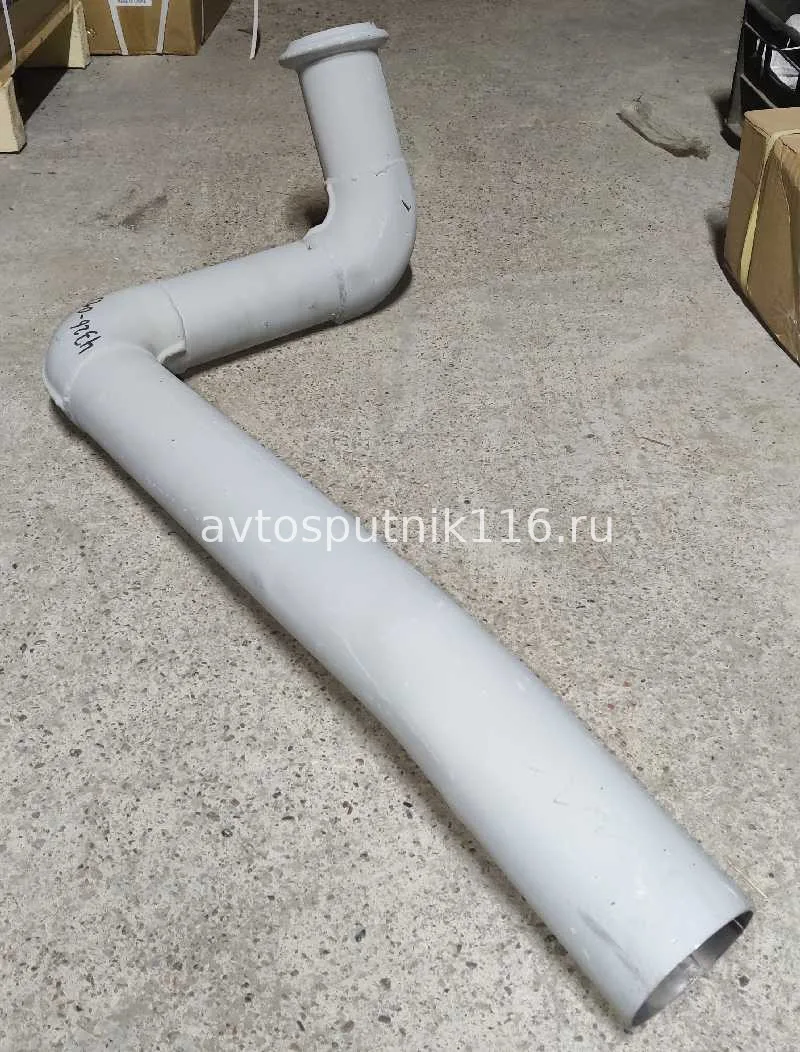 Труба приемная 4326 013-41 Евро-4 "под хомут" правая, от металлорукава