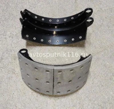 Колодка тормозная в сборе (на 6520) (ШТАМПОВКА)