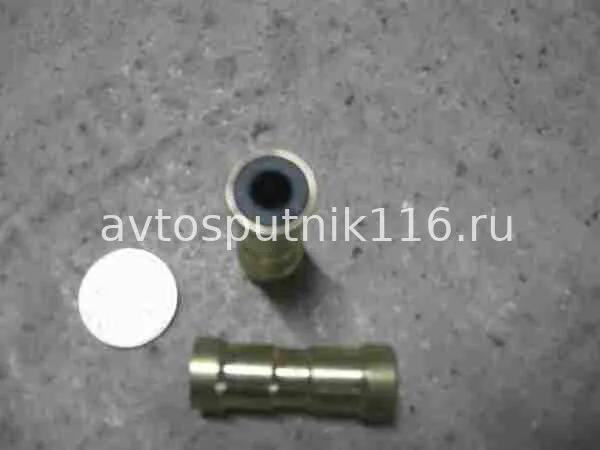 Фитинг прямой (6 мм) бронзовый