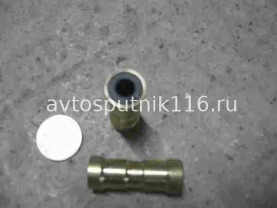 Фитинг прямой (6 мм) бронзовый