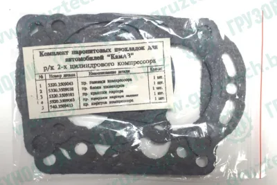 Паронит компрессора 5наим.УРАЛАТИ