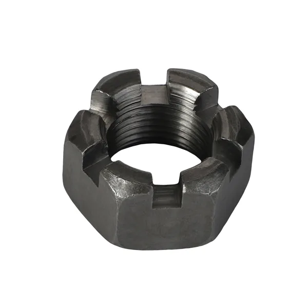 Гайка корончатая М30х1,5 (h=20, S-46) класс прочности 6 оцинкованная