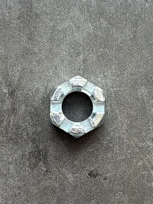 Гайка корончатая, прорезная низкая М12х1,25 DIN 937 (МАЗ, ЗИЛ, ГАЗ)