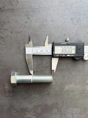 Болт М16х70х1,5 DIN 960 класс прочности 10.9 оцинкованный