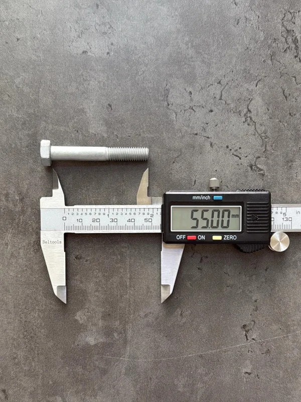Болт М6х55х1 ГОСТ 7798-70 класс прочности 8.8 оцинкованный