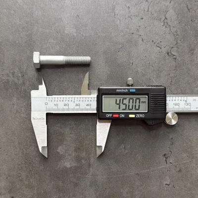 Болт М8х45х1,25 ГОСТ 7798-70 класс прочности 8.8 оцинкованный