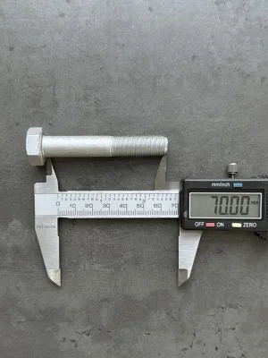 Болт М12х70х1,25 ГОСТ 7798-70 класс прочности 8.8 оцинкованный