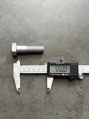 Болт М14х55х1,5 ГОСТ 7798-70 класс прочности 8.8 оцинкованный