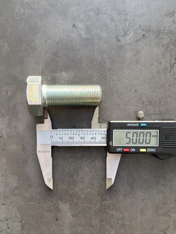 Болт М20х50х1,5 DIN 960 класс прочности 10.9 оцинкованный