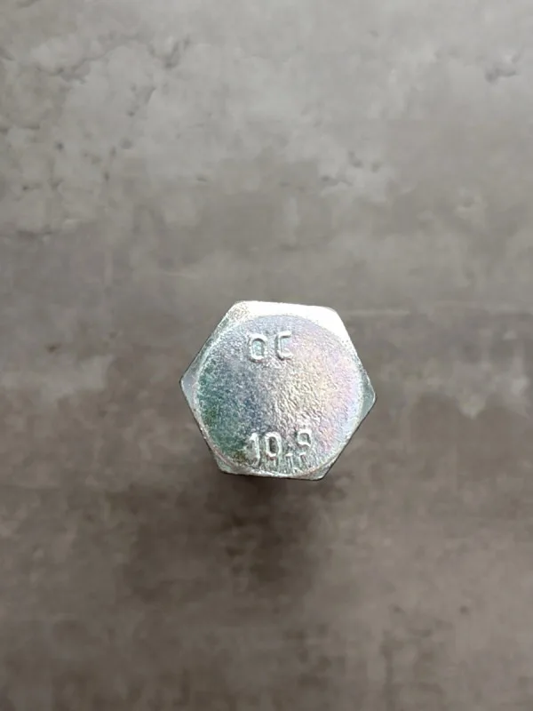 Болт М20х110х1,5 DIN 960 класс прочности 10.9 оцинкованный
