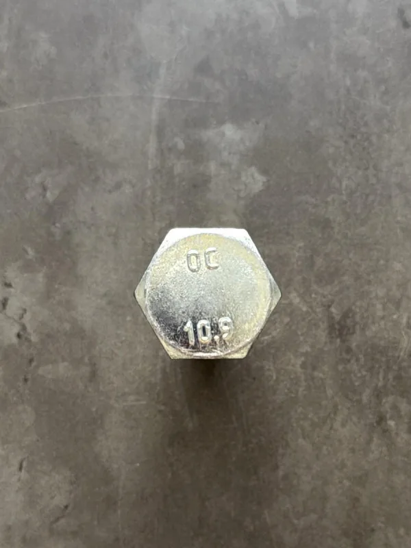 Болт М18х65х1,5 DIN 960 класс прочности 10.9 оцинкованный