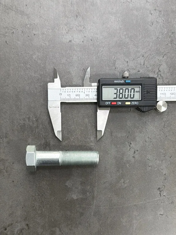 Болт М16х65х1,5 DIN 960 класс прочности 8.8 оцинкованный