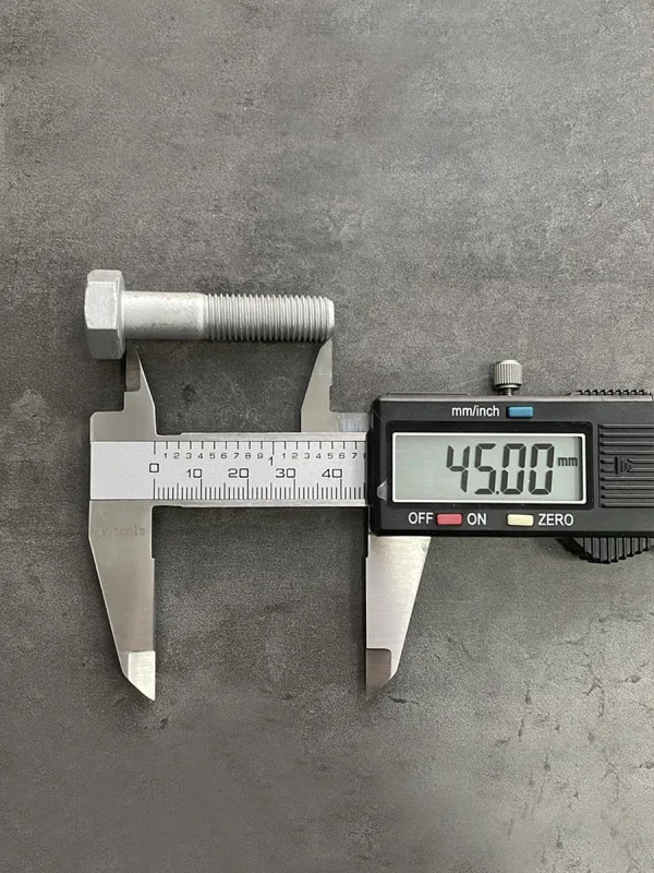 Болт М10х45х1,25 DIN 960 класс прочности 8.8 оцинкованный