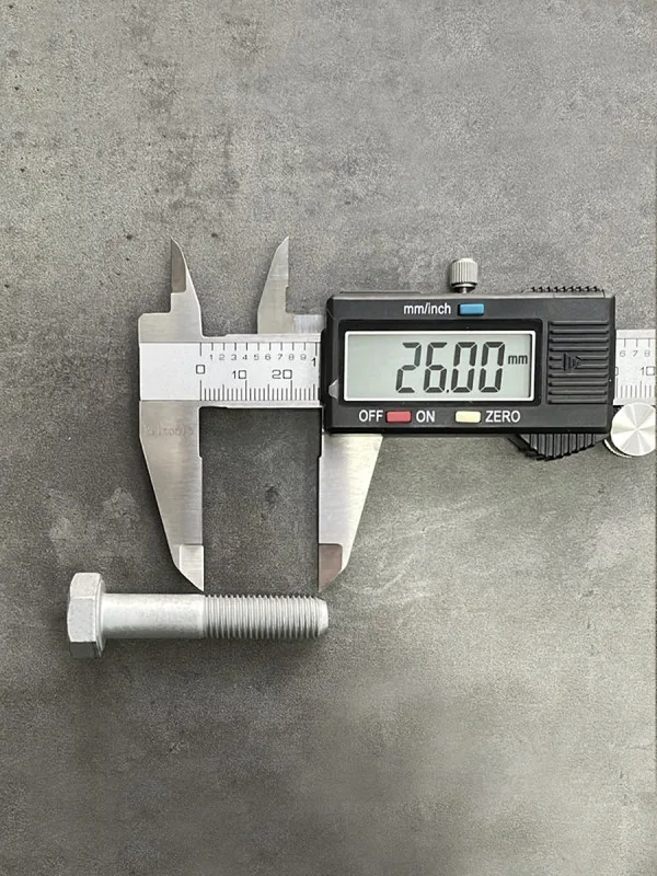 Болт М10х50х1,25 DIN 960 класс прочности 8.8 оцинкованный