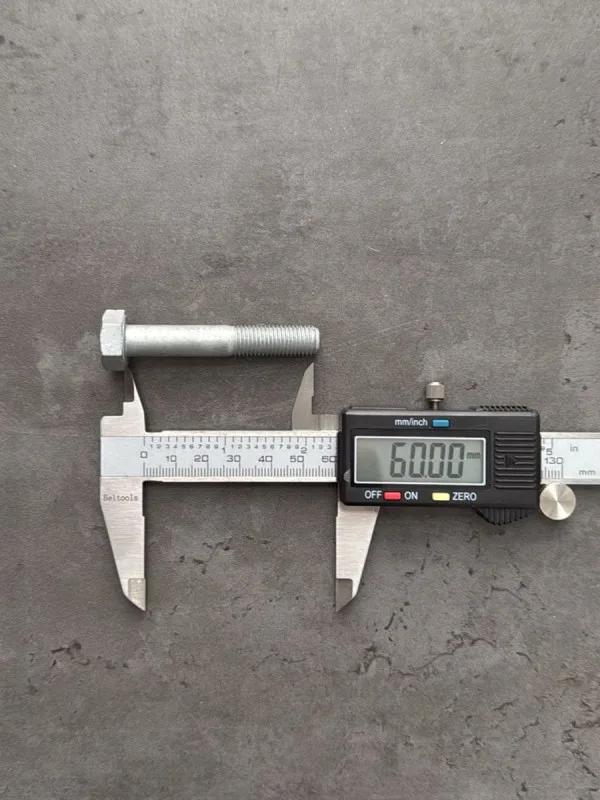 Болт М10х60х1,25 DIN 960 класс прочности 8.8 оцинкованный