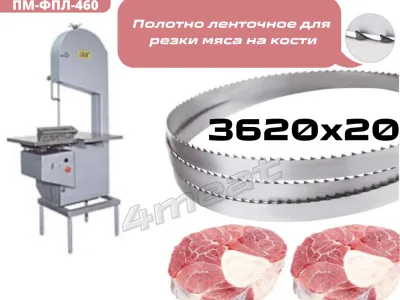 Полотно пильное 3620x20x0.6 мм для ПМ-ФПЛ-460 (Германия)
