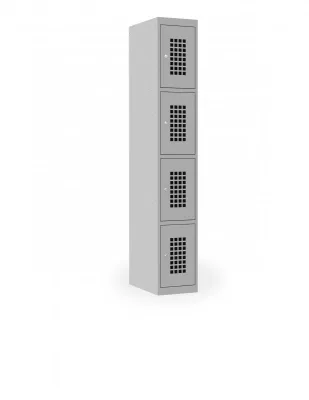 Шкаф для сумок (перф) ШР-14L300 - 4 ячейки 1850х300х500мм