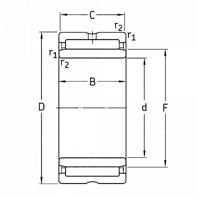 Подшипник NA4916 SKF
