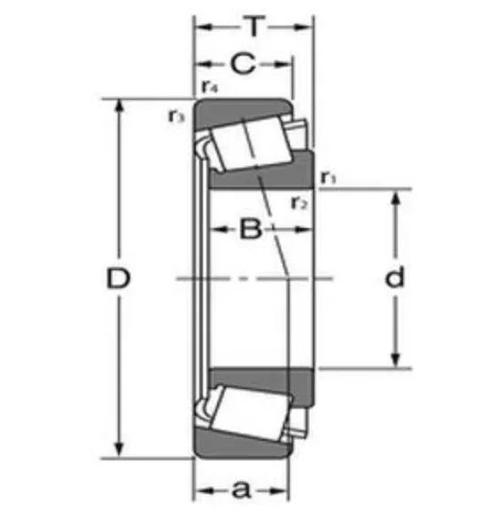 Подшипник HCTR080702J/1D