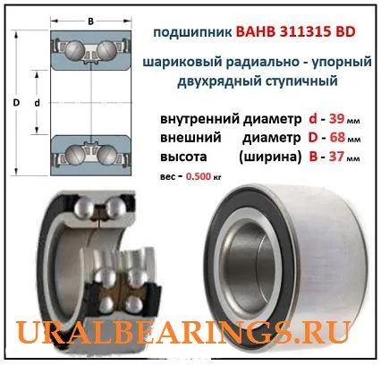 Подшипник BAH-0028A