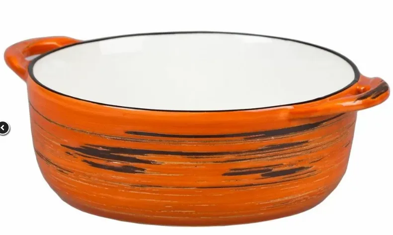 Чашка для супа Texture Orange Circular 14,5 см, h 5,5 см, 580 мл, P.L. Proff Cuisine