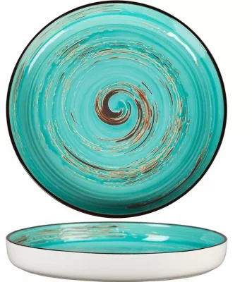Тарелка с бортом Texture Light Cyan Circular 23 см, h 3 см, P.L. Proff Cuisine