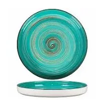 Тарелка с бортом Texture Light Cyan Circular 28 см, h 3,1 см