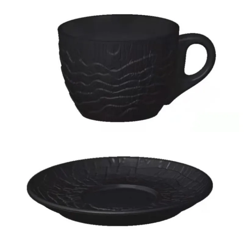 Чайная пара 300 мл,серия "Black Raw Wood" P.L. - ProffCuisine