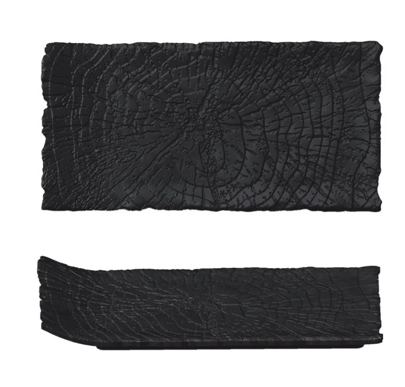 Блюдо прямоугольное 29,5*14,5*2,5см,серия "Black Raw Wood" P.L. - ProffCuisine