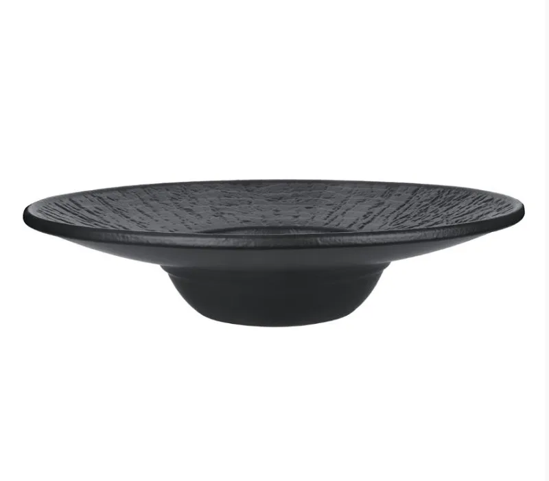 Тарелка для пасты,супа,салата d=27*5,5см,серия "Black Raw Wood" P.L. - ProffCuisine