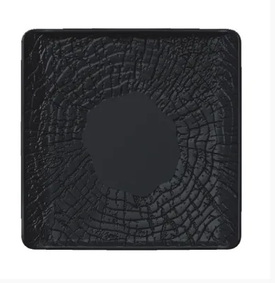 Блюдо квадратное d=17,5*17,5см,серия "Black Raw Wood" P.L. - ProffCuisine