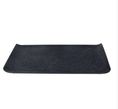 Блюдо прямоугольное d=29,5*14,8см,серия "Black Raw Wood" P.L. - ProffCuisine