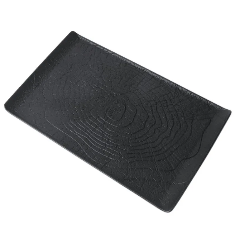 Блюдо прямоугольное d=33,5*20.5см,серия "Black Raw Wood" P.L. - ProffCuisine