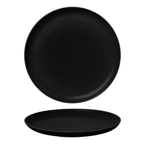 Тарелка с бортом d=26 cм,фарфор "NOBLE" серия "Fine Plus-Black Sand"