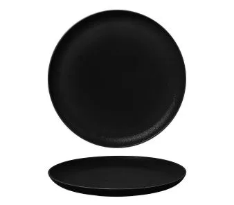Тарелка с бортом d=23 cм,фарфор "NOBLE" серия "Fine Plus-Black Sand"