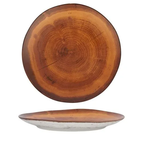 Тарелка 23 см, WOOD-FUSION