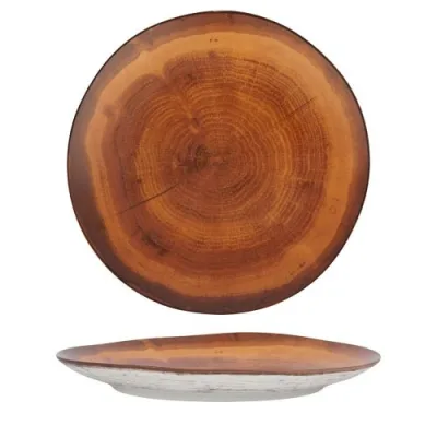 Тарелка 23 см, WOOD-FUSION